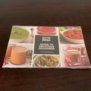 Sealed Nutri-Ninja Recipe Book (75 recipes)